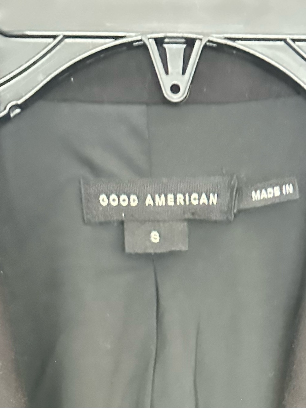 Good American Black Double-Breasted Blazer Jacket/ Dress - Picture 7 of 7